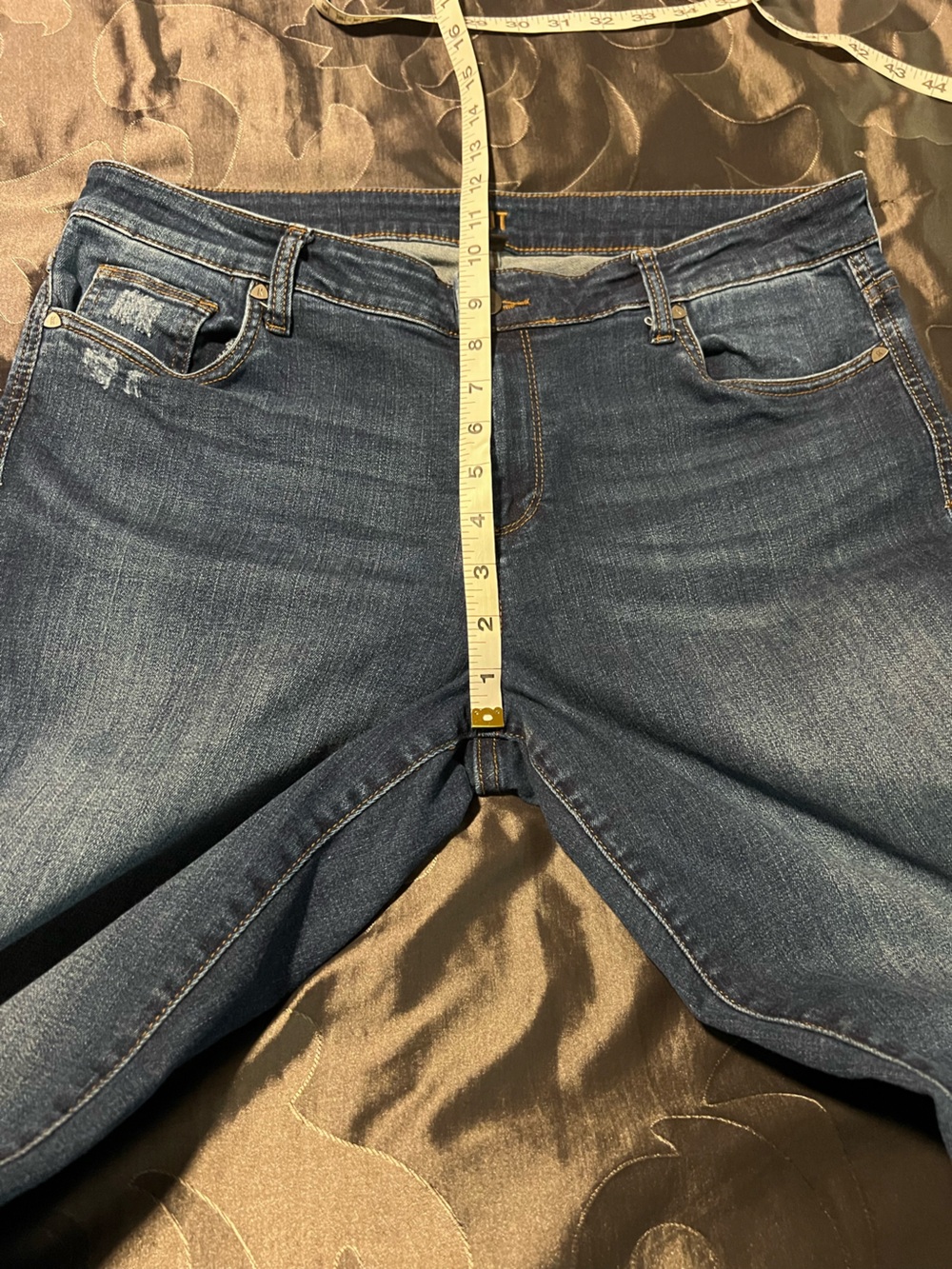 Kut from the Kloth Women's Mid Rise Bootcut Jeans Stretch Medium Blue Wash 14 P - Picture 10 of 13